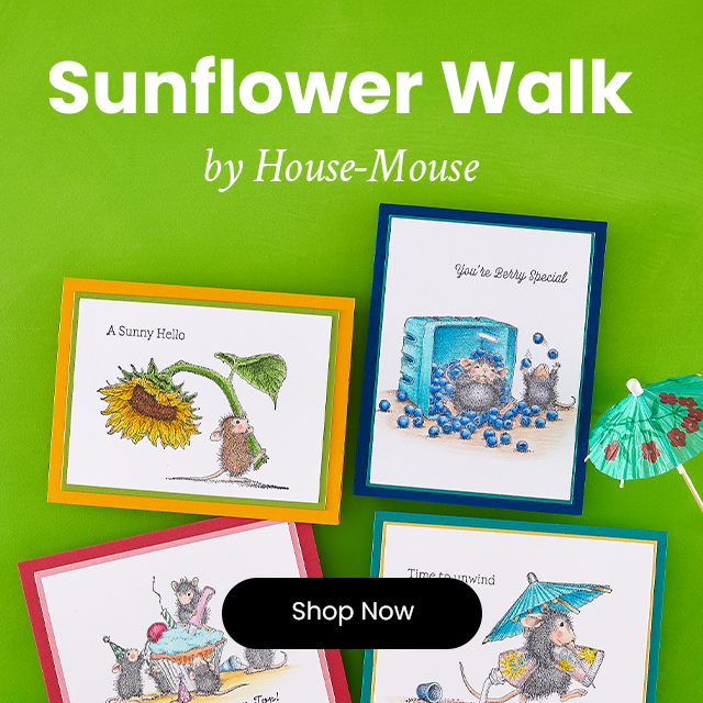 Spellbinders House-Mouse Sunflower Walk Collector Bundle