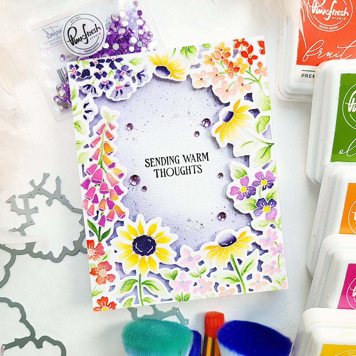 Pinkfresh Studio Sunlit Garden Press Plate