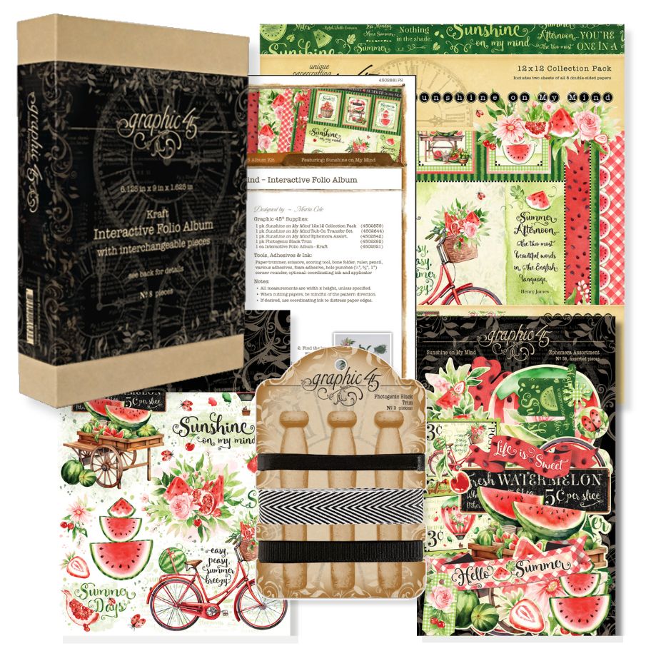 Graphic 45 Sunshine on my Mind Album Kit