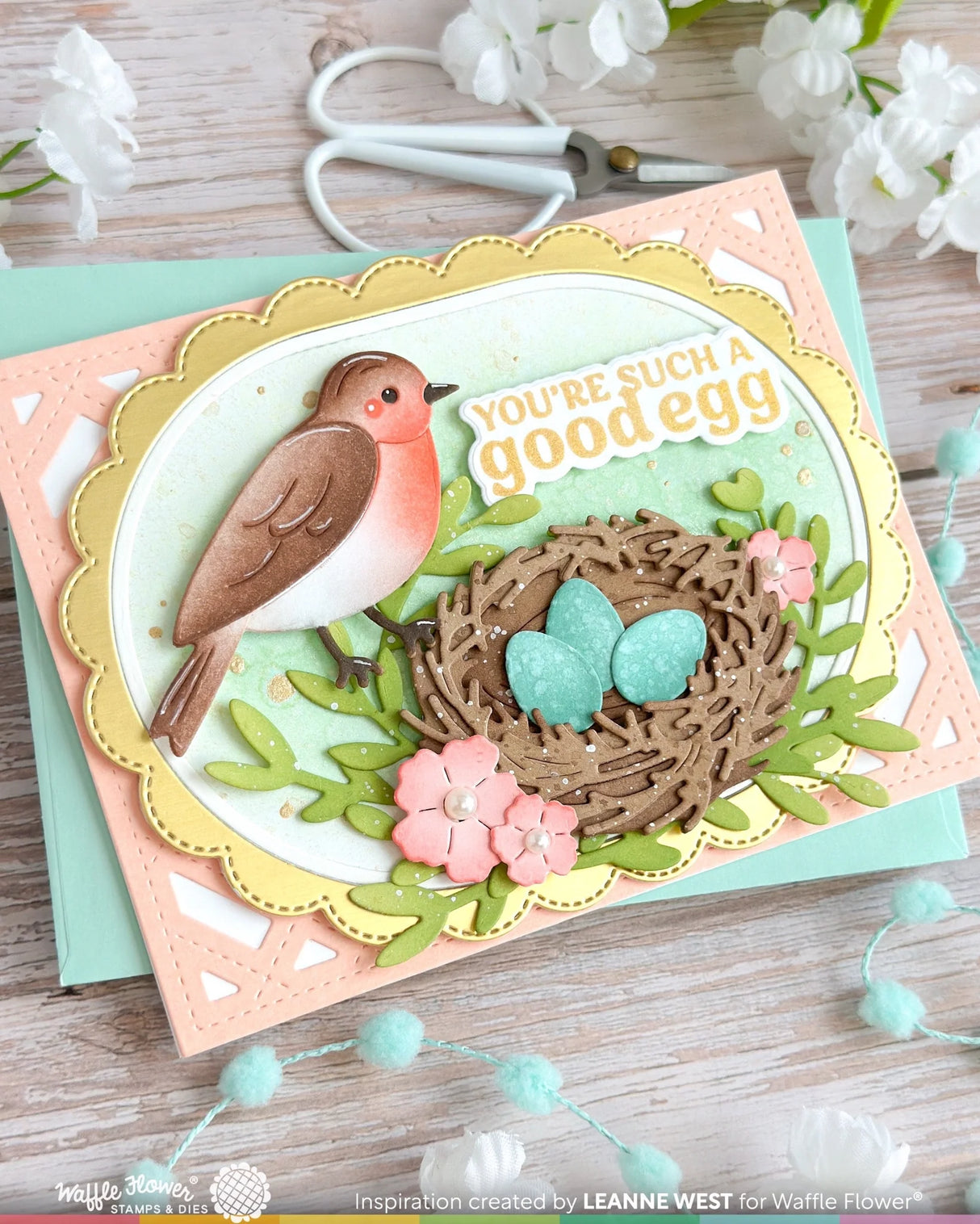 Waffle Flower Craft Sweet Nest Die