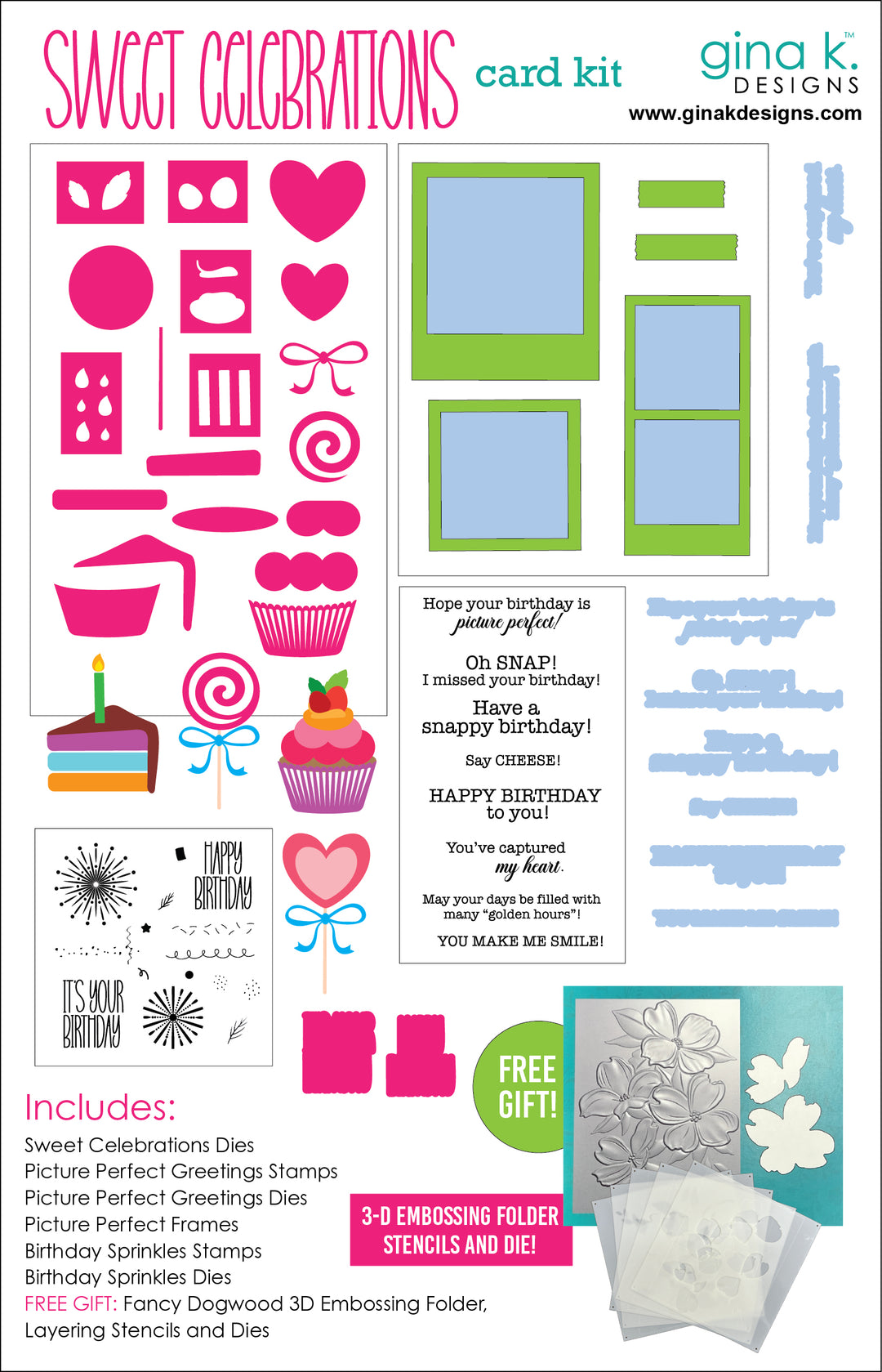 Gina K Designs Kit - Sweet Celebrations