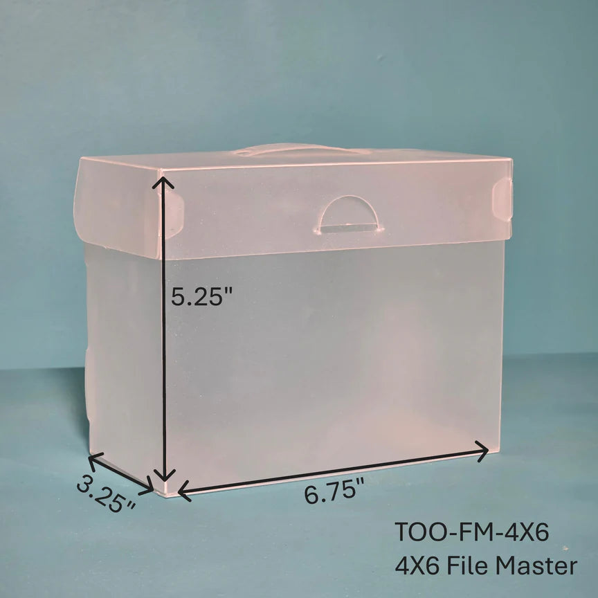 The Organized Option TOO 4 x 6" File Master with 5 Flip Flap Pockets