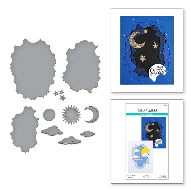 Spellbinders Tunnel Clouds dies