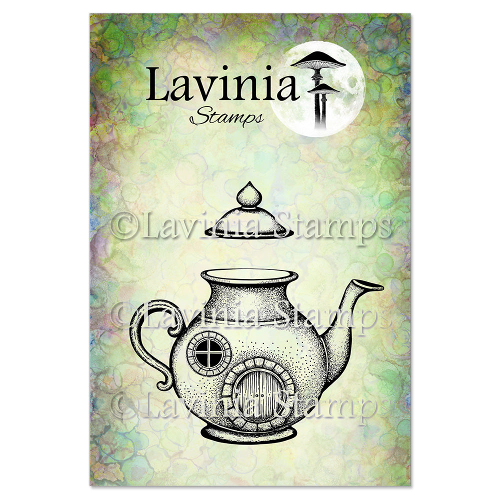 Lavinia Stamp Teapot Cottage Stamp LAV995