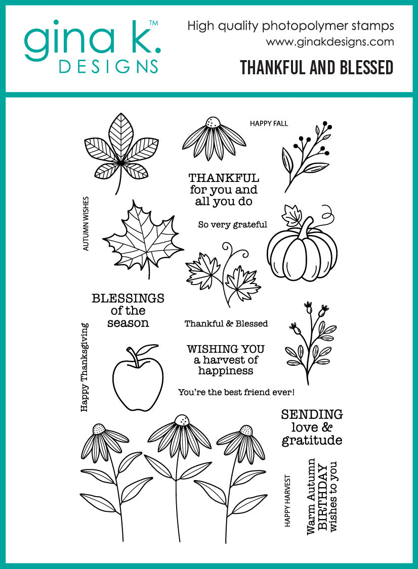 Gina K Designs Bundle - Thankful and Blessed