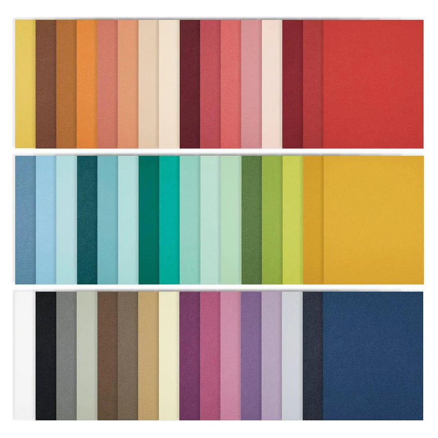 Spellbinders The Full 48 ColorWheel Cardstock Pack A2 - 1 each