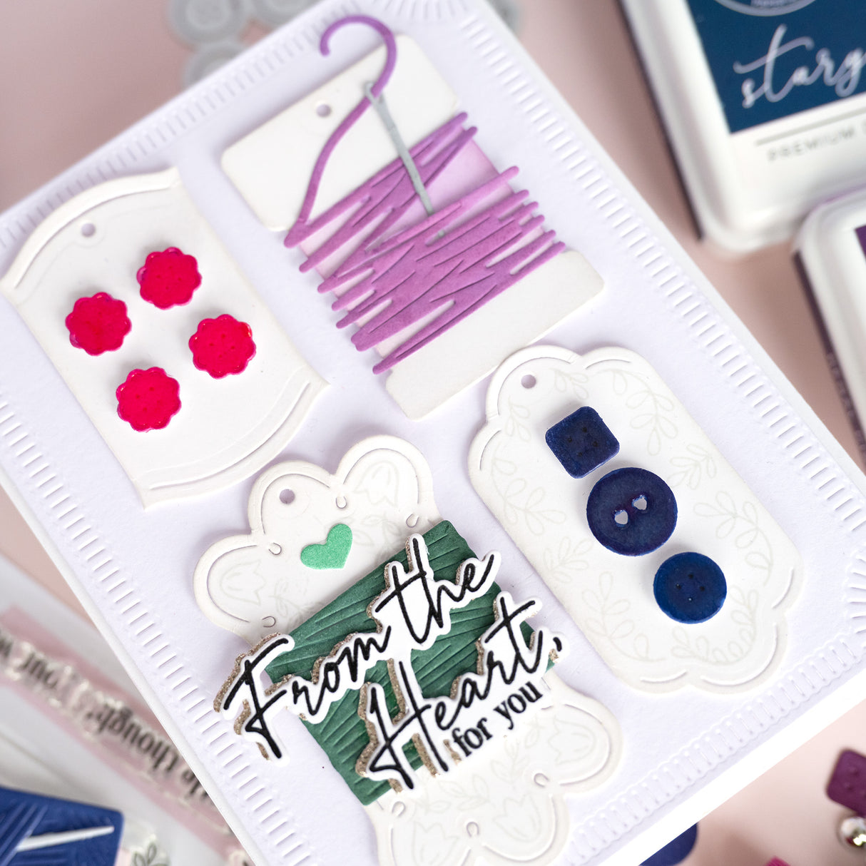 Pinkfresh Studio The Stitch Edit: Notion Story die / Stencil Bundle