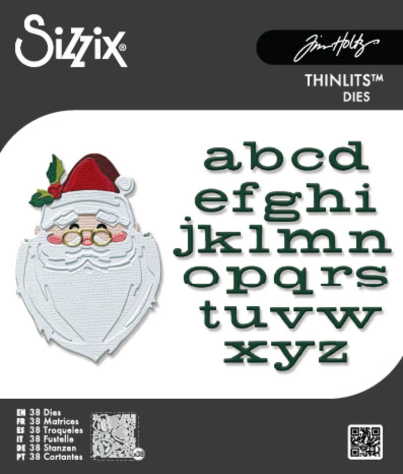 Sizzix Thinlits Die Vault Letter to Santa (38pcs) by Tim Holtz - 667257