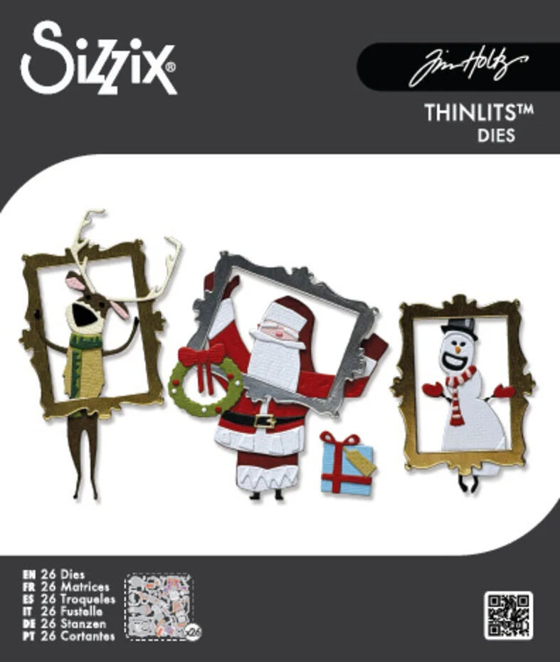 Sizzix Thinlits Die Vault Papercut Christmas (26pcs) by Tim Holtz - 667256