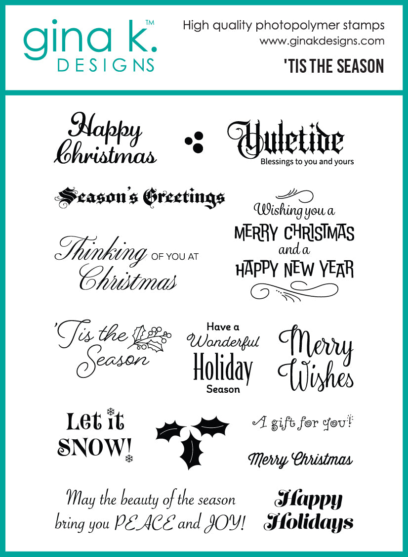 Gina K Design Bundle - 'Tis the Season
