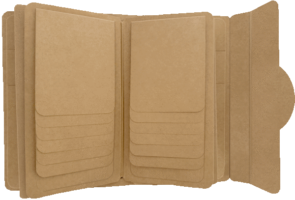 Graphic 45 Travel Album with Inserts – Waterfall Folder & Journaling Notebooks — Kraft