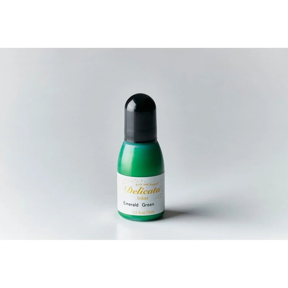 Tsukineko Delicata Pigment Inker Emerald Green 15ml (RC-000-321)