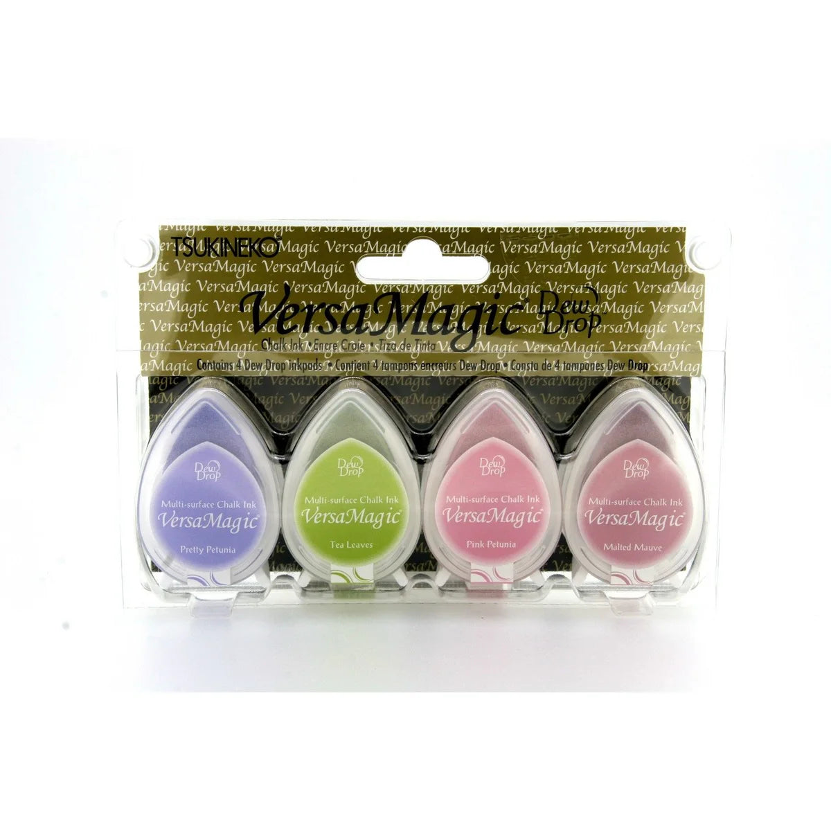 Tsukineko VersaMagic Dew Drop Ink Pad Flower Pot 4pcs