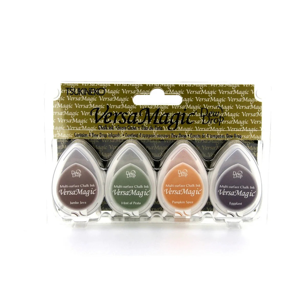 Tsukineko VersaMagic Dew Drop Ink Pad Harvest 4pcs