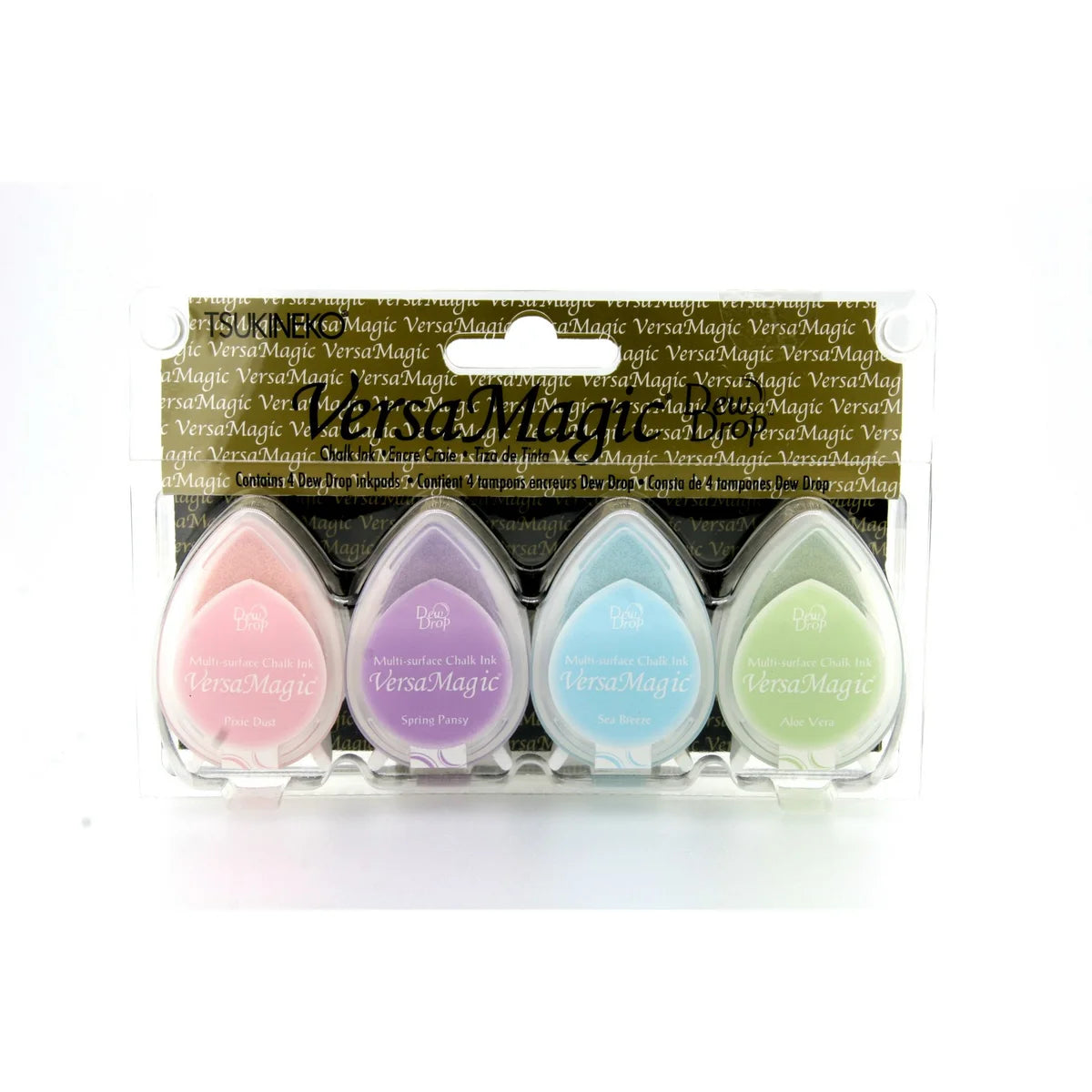 Tsukineko VersaMagic Dew Drop Ink Pad Pretty Pastel 4pcs