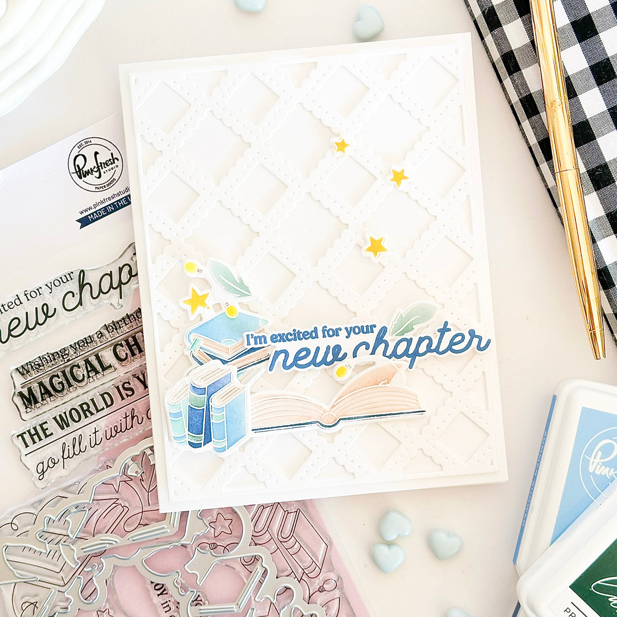 Pinkfresh Studio Twilight Tales stamp, Stencil & Die Bundle