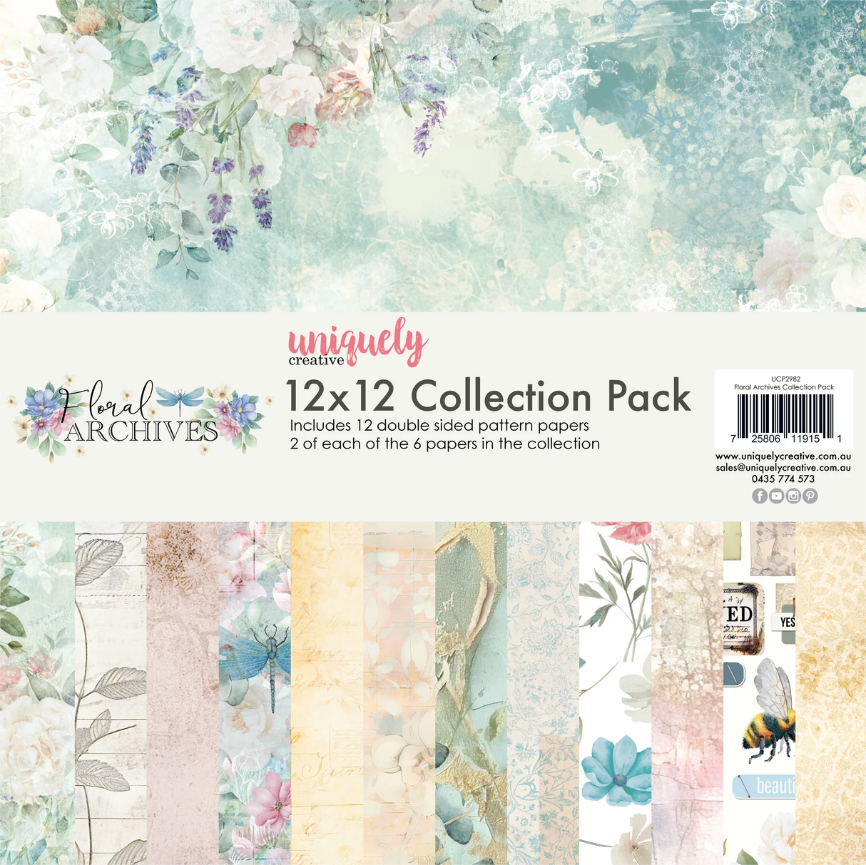 Uniquely Creative Floral Archives 12 × 12 Collection Pack