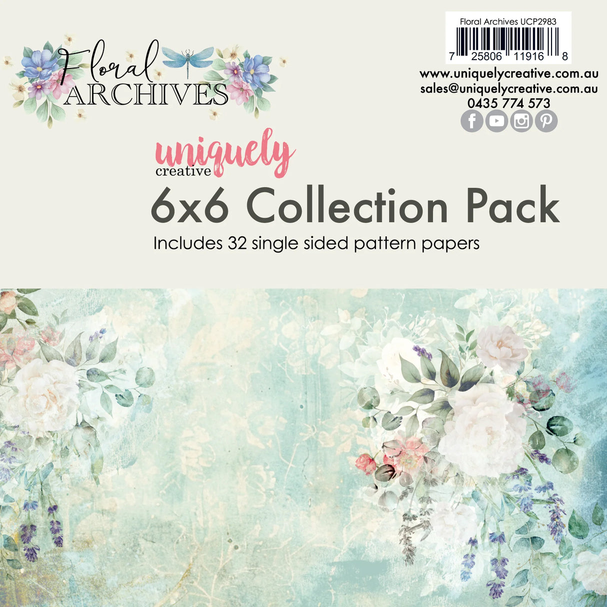 Uniquely Creative Floral Archives 6 × 6 Collection Pack