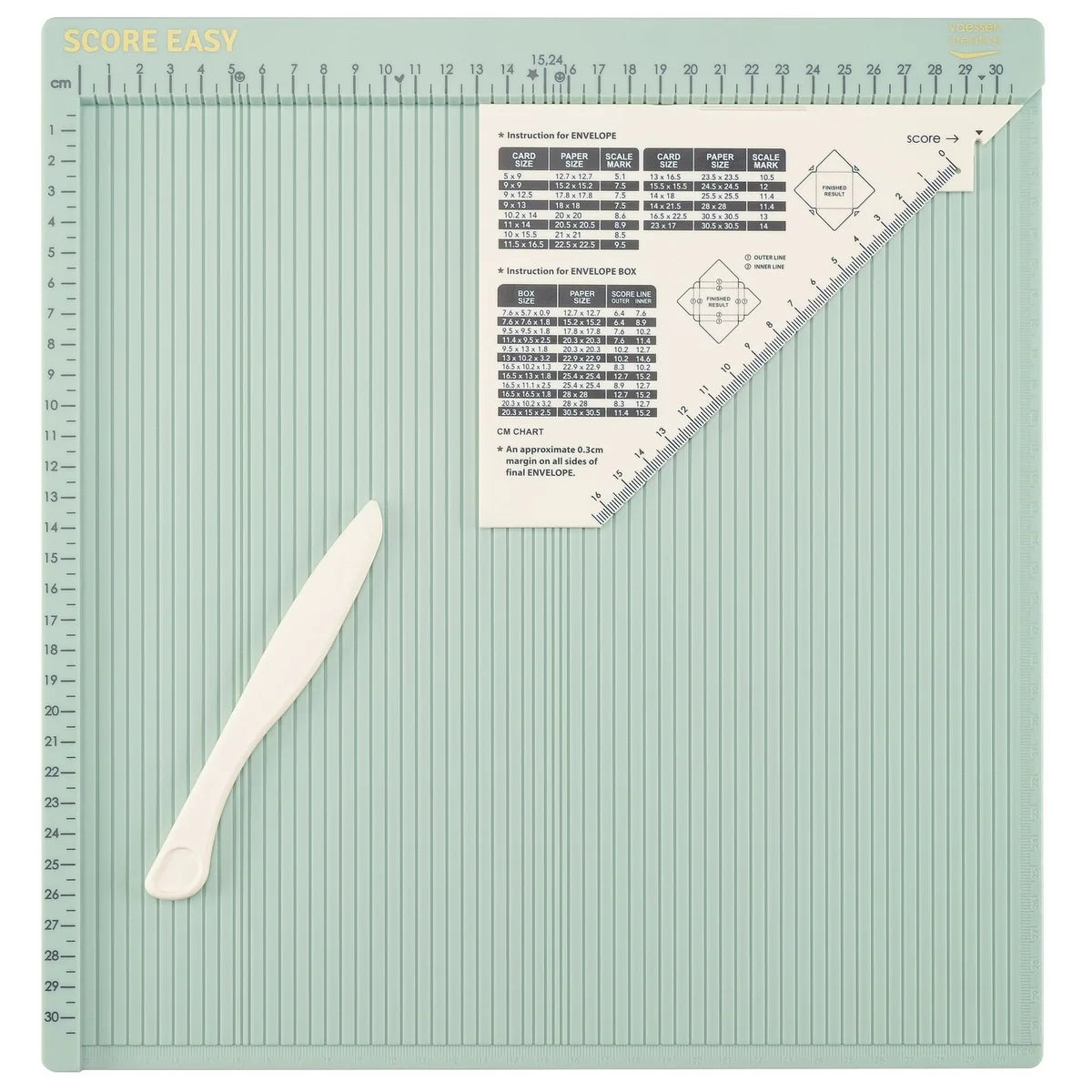 Vaessen Creative Score Easy Scoring Board 12x12" Mint (2137-050)
