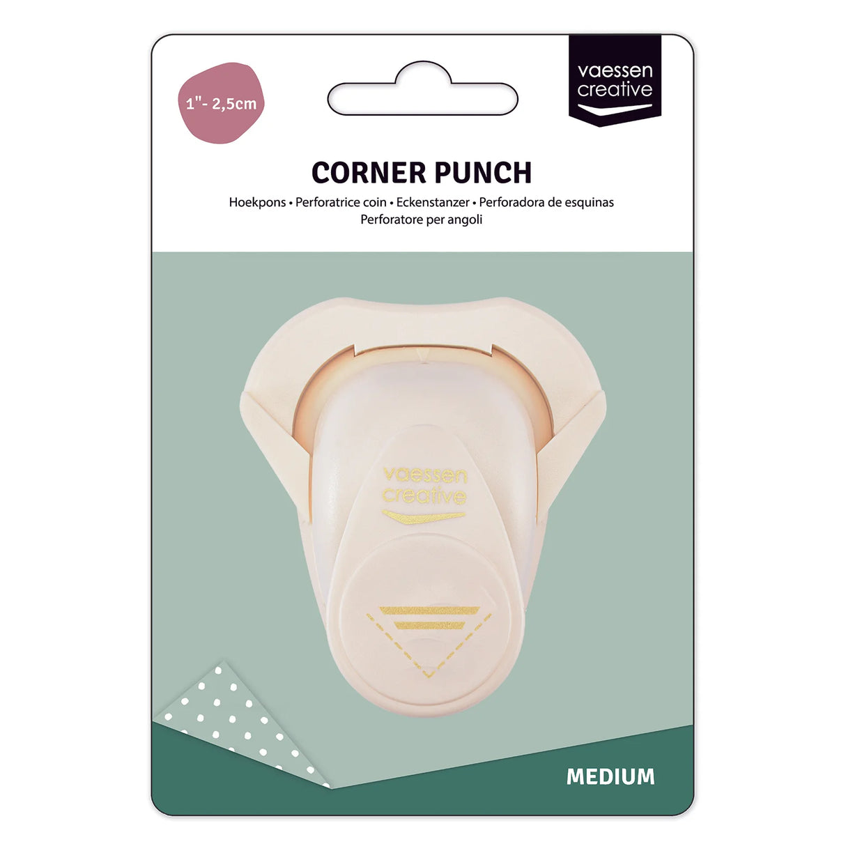 Vaessen Creative Corner Punch Stripes 1.5x2.6cm - 21441-013