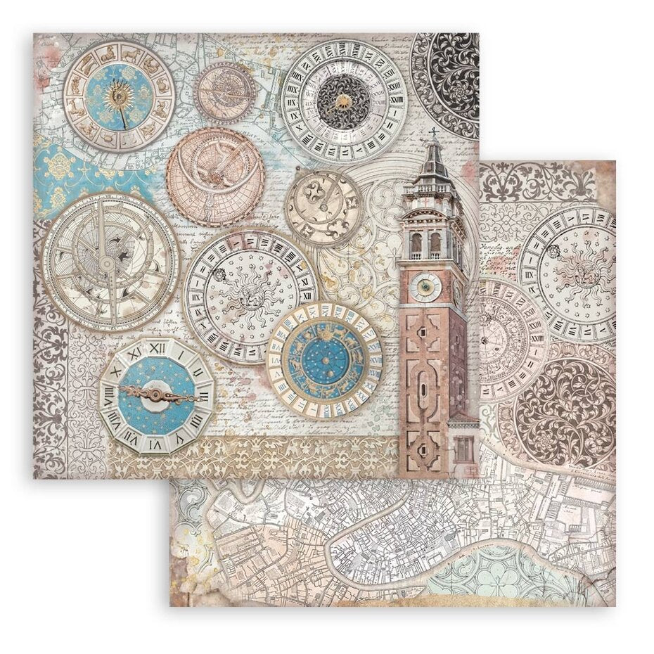 Stamperia Venice City of Art 12x12 Inch Paper Pack (SBBL172)