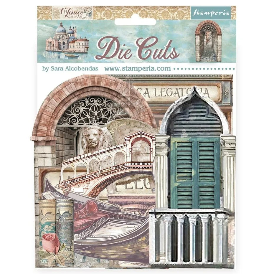 Stamperia Venice City of Art Die Cuts (38pcs) (DFLDC117)