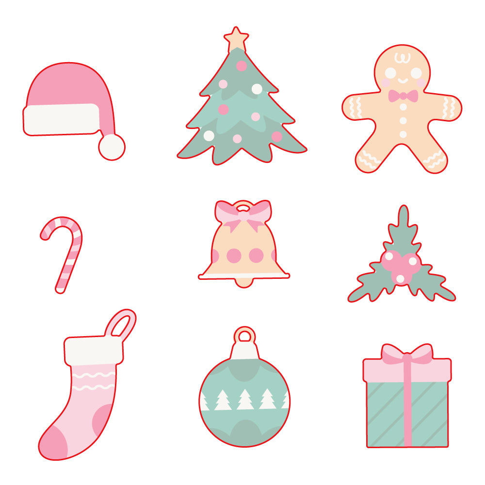 Honey Bee Stamps Very Merry - Honey Cuts - Coordinating Dies