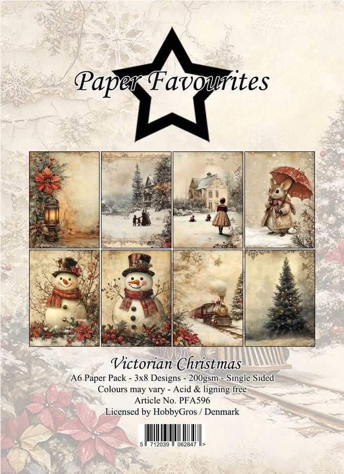 Paper Favourites Victorian Christmas A6 Paper Pad (PFA596)