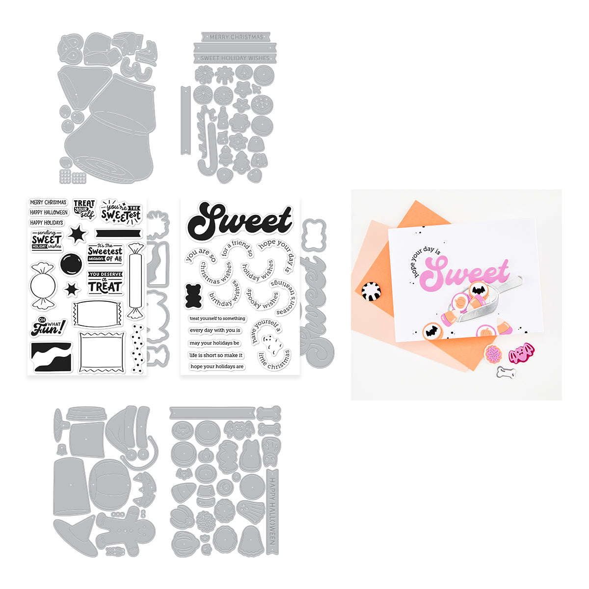 Hero Arts Beary Sweet Holiday Bundle by Carly Tee