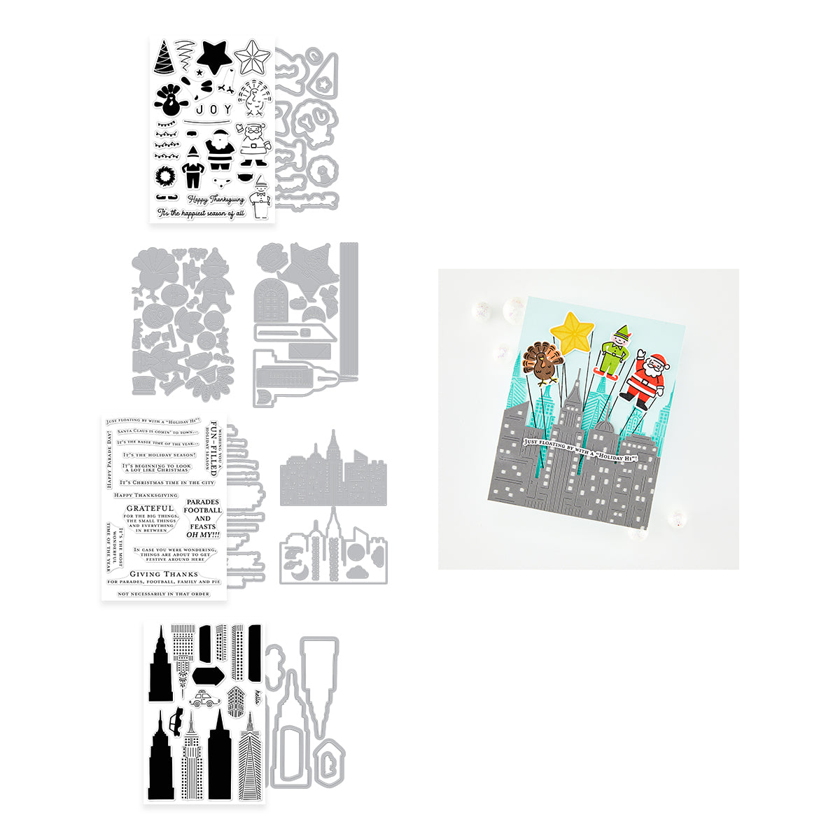 Hero Arts Parade Day Want It All Bundle WB1226