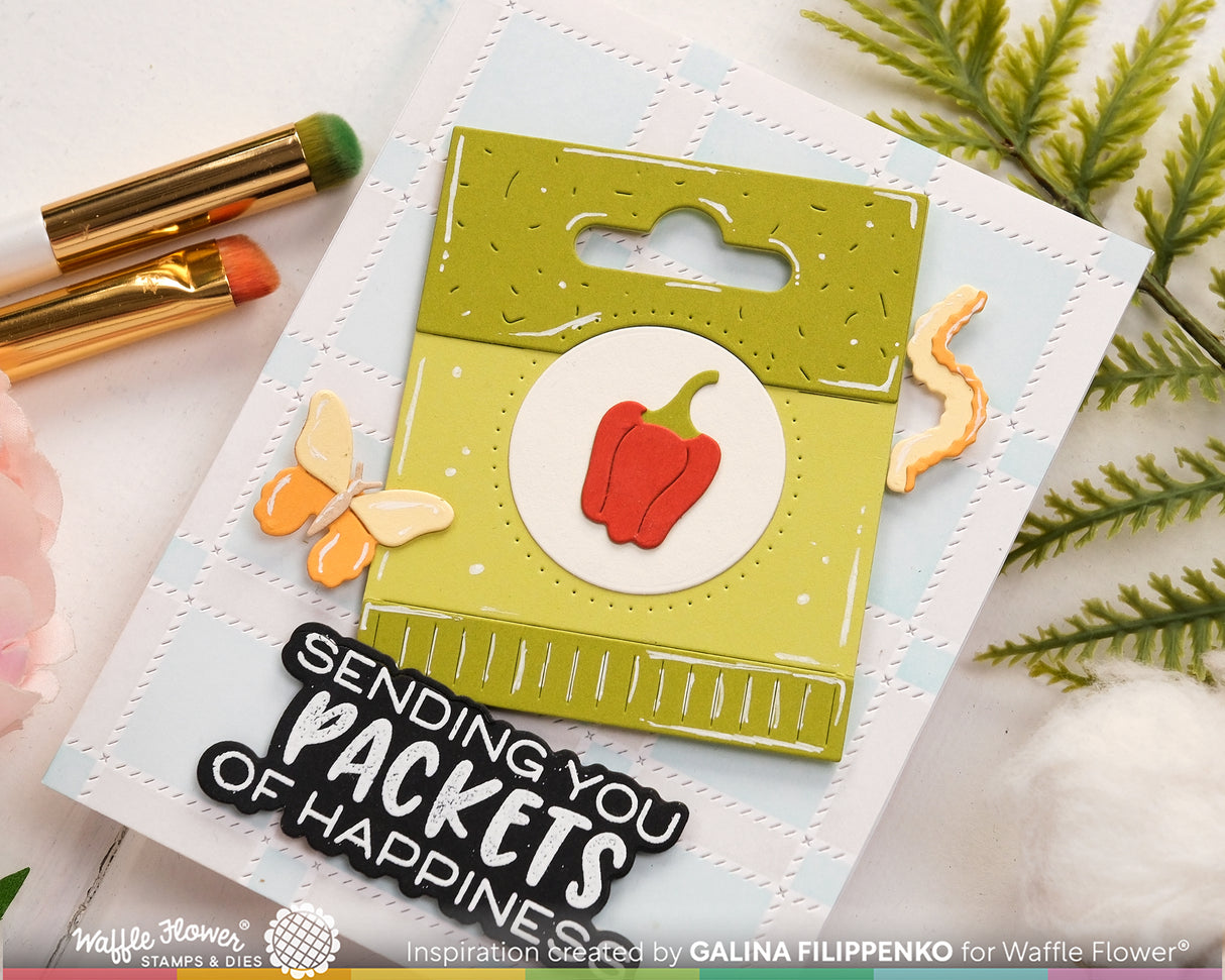 Waffle Flower Craft Seed Packet Die