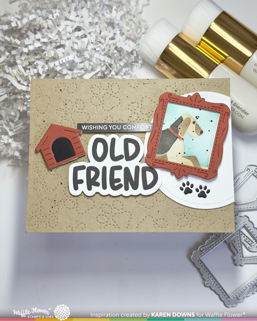 Waffle Flower Craft Postage Collage Frames Die