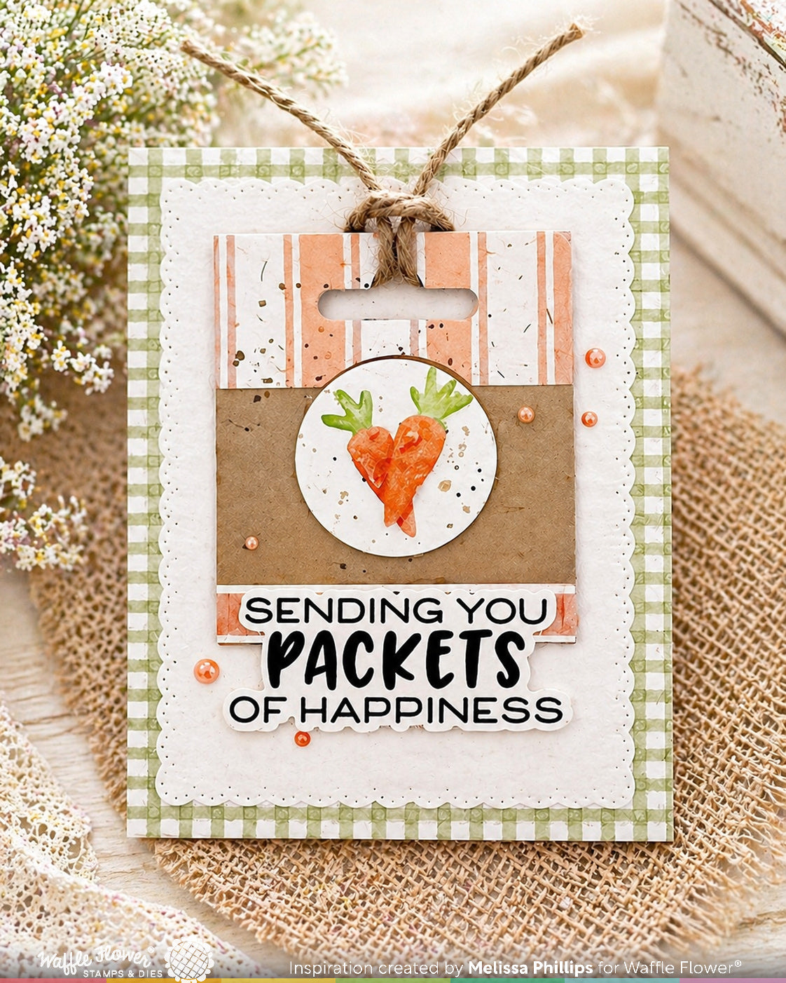 Waffle Flower Craft Green Thumb Sentiments Combo