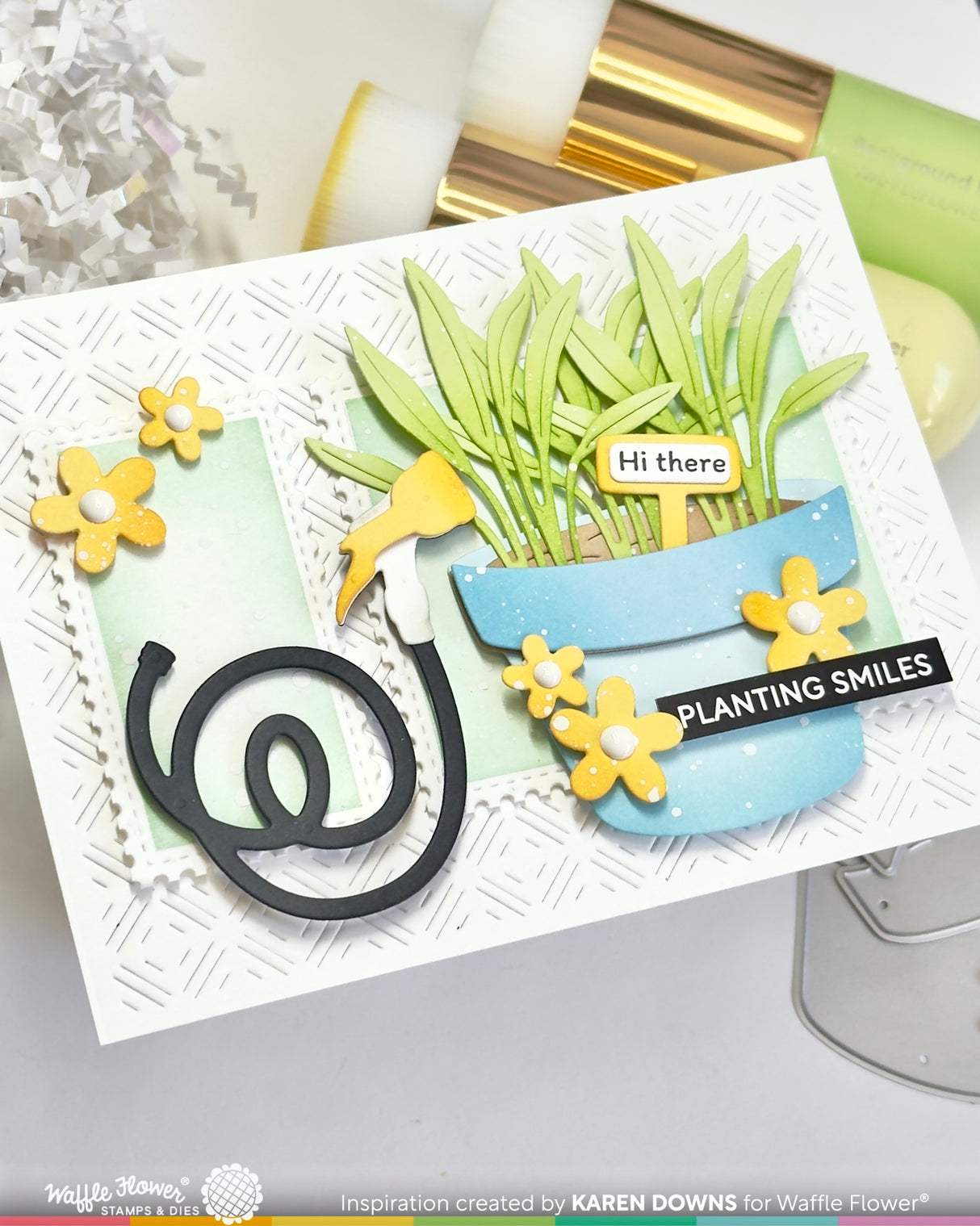 Waffle Flower Craft Happy Herbs Die