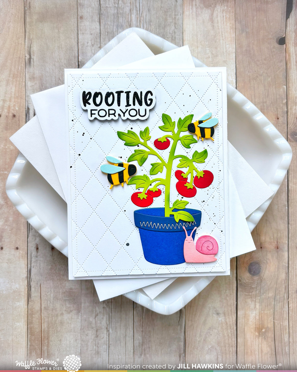Waffle Flower Craft Pots and Plants Die