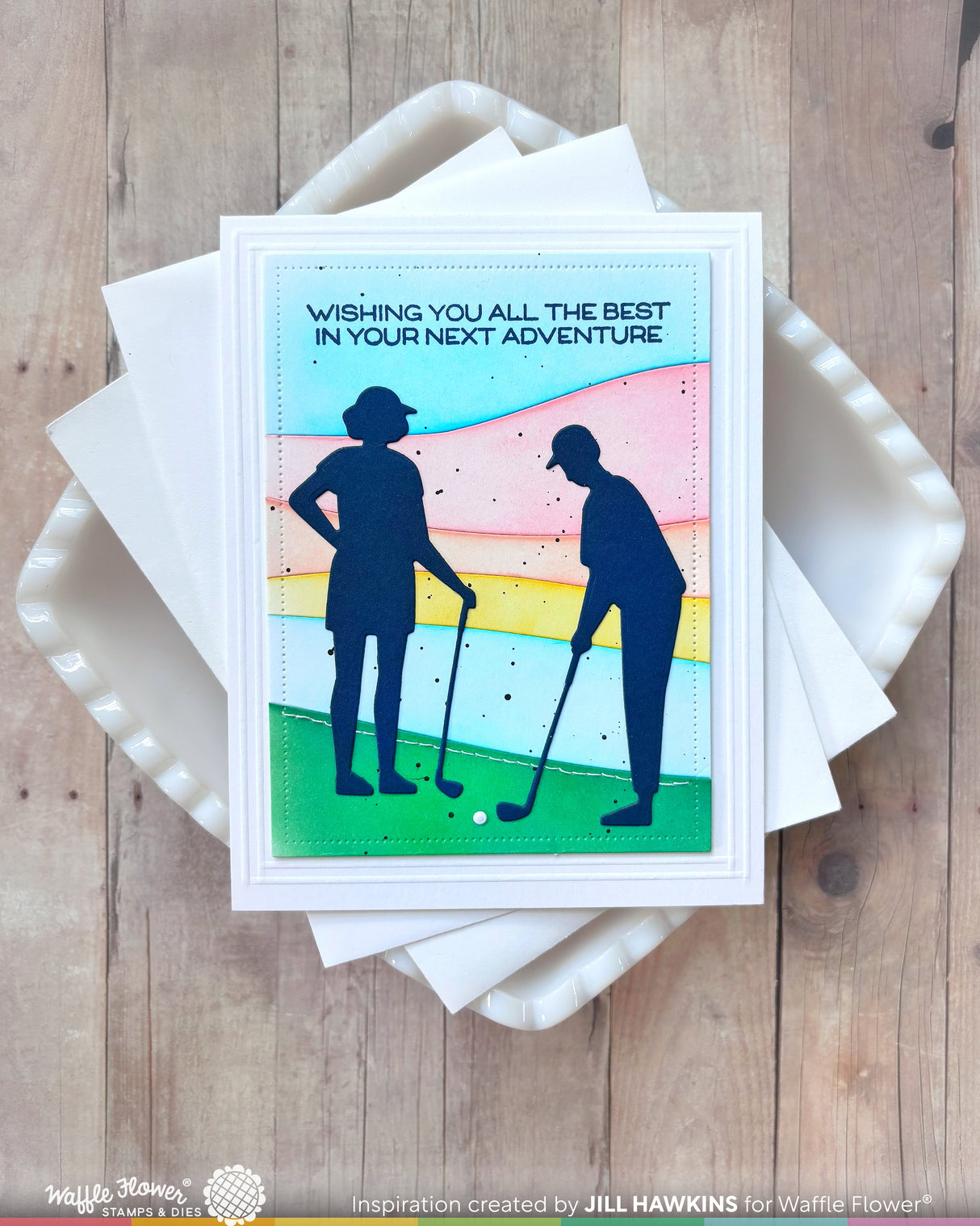 Waffle Flower Golfing Silhouettes Die - 422542
