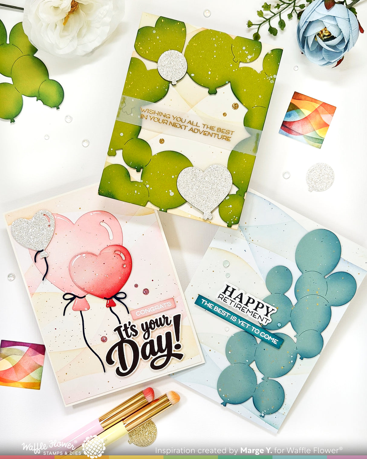 Waffle Flower Wave Stencil for A2 A6 A7 - 422549