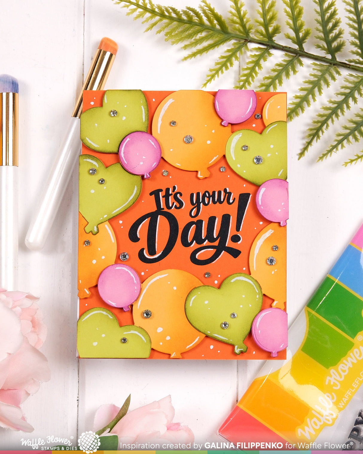 Waffle Flower Balloon Frame Die - 422573