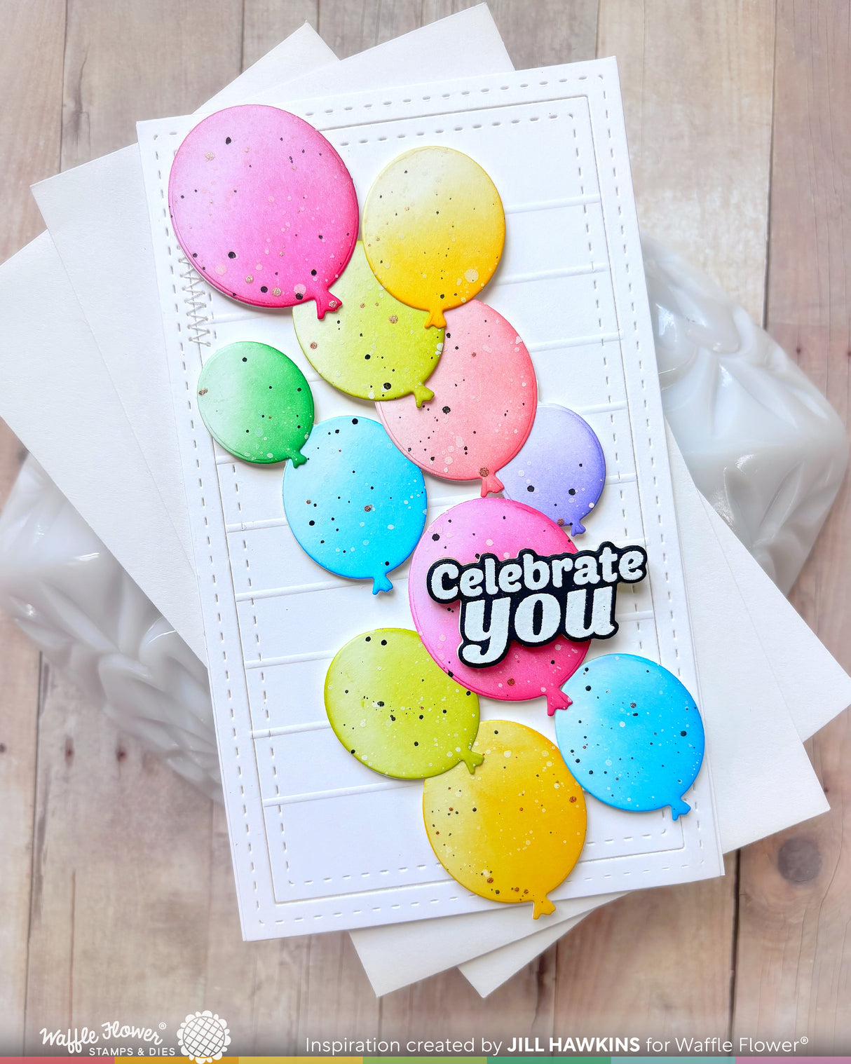 Waffle Flower Balloon Cluster Die - 422568