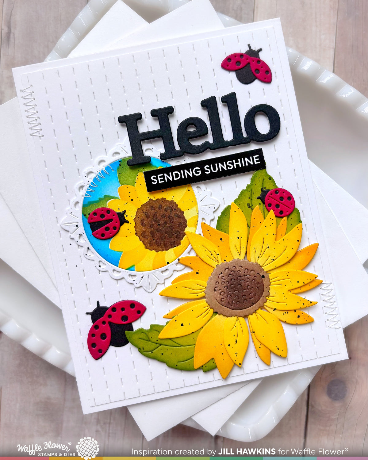 Waffle Flower Simple Greetings Trio Die - 422196