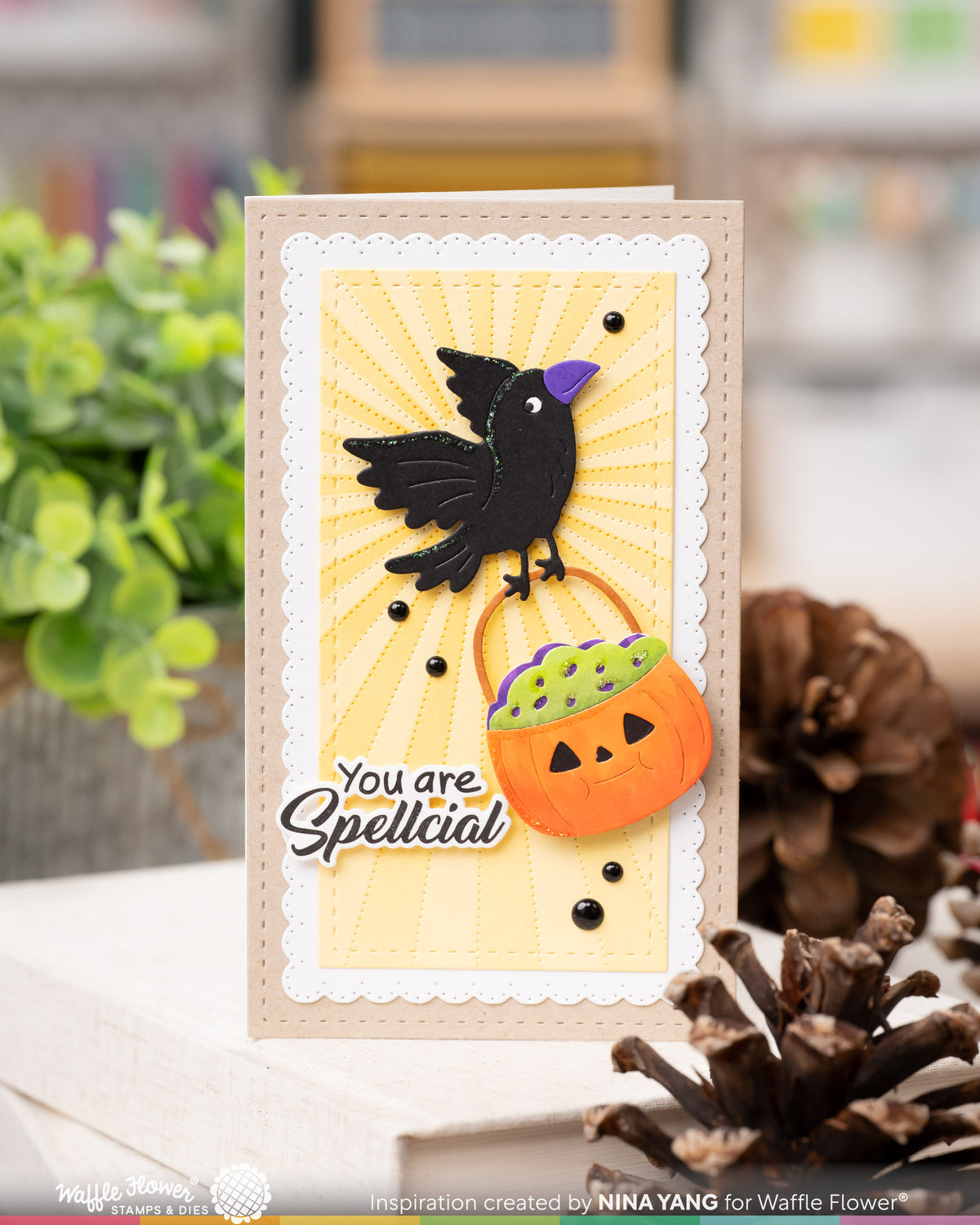 Waffle Flower Happy Haunting Dog Die - 422603