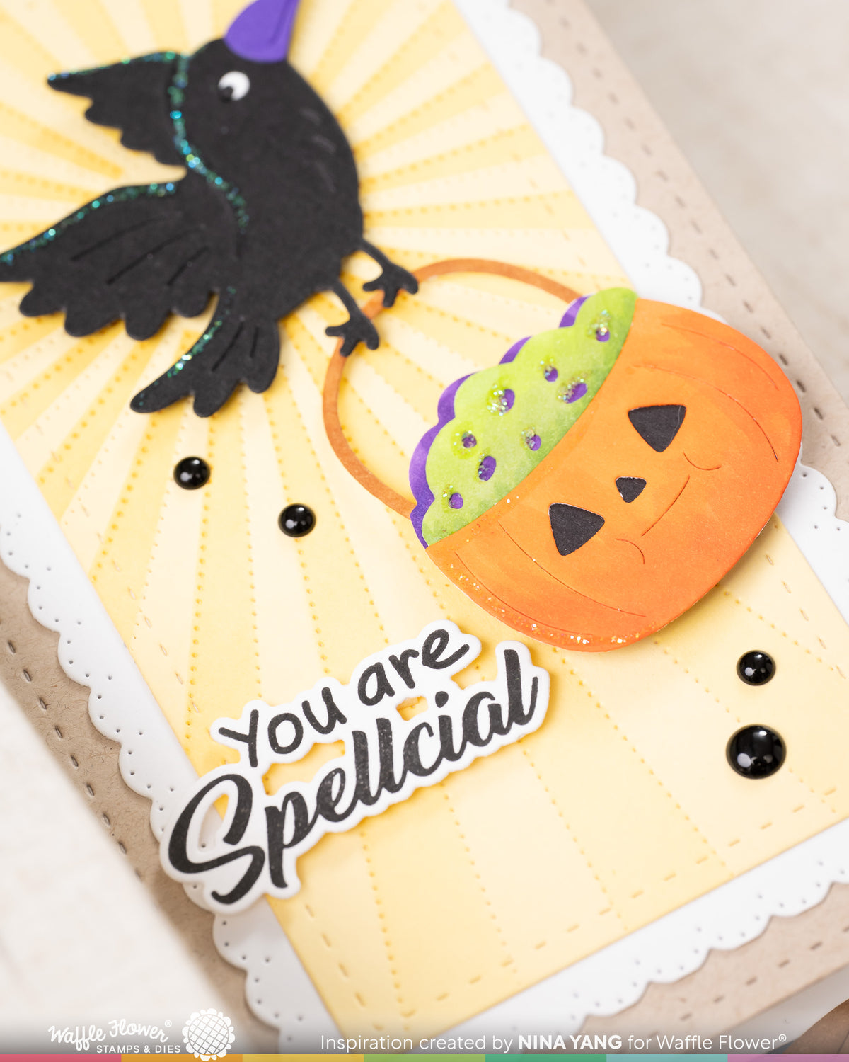 Waffle Flower Happy Haunting Dog Die - 422603