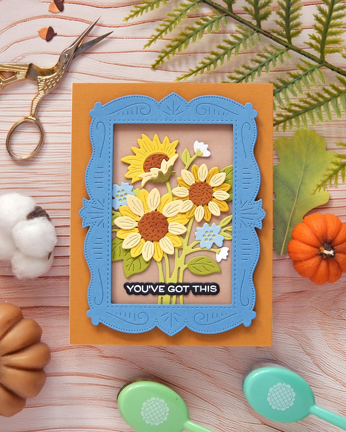 Waffle Flower Sunflower Bouquet Die - 422608