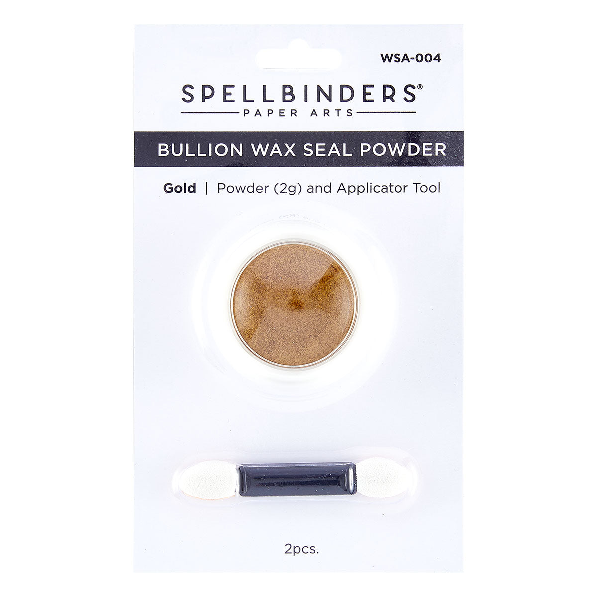 Spellbinders Gold Bullion Wax Seal Powder from the Clear Seal Maker Tool Collection