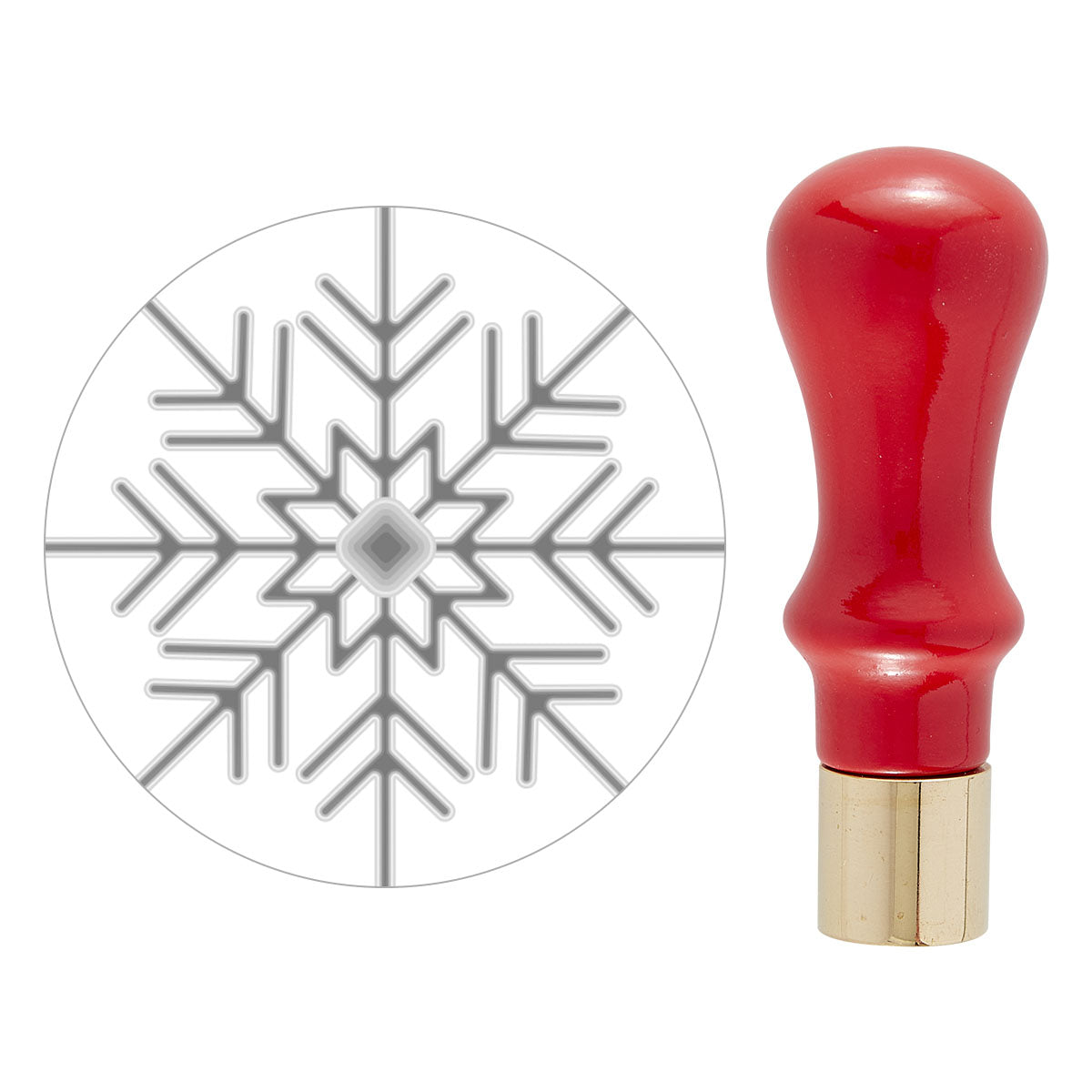Spellbinders Snowflake Mini 3D Wax Seal from the Holiday Magic Collection
