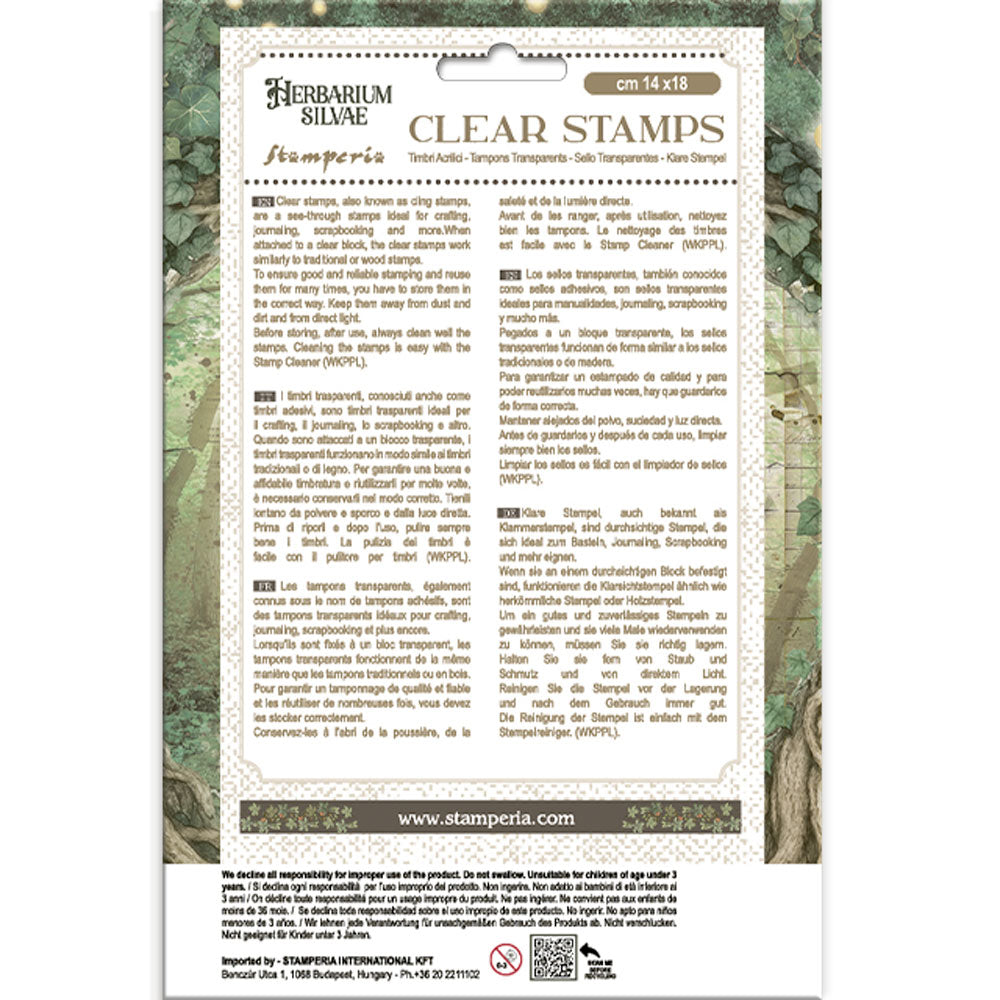 Stamperia Herbarium Silvae Clear Stamp Tree Branches (WTK232)