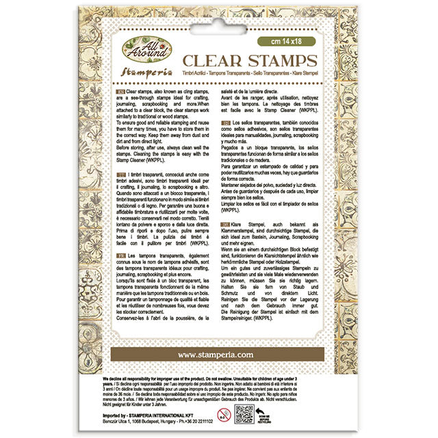 Stamperia All Around Clear Stamp (WTK241)