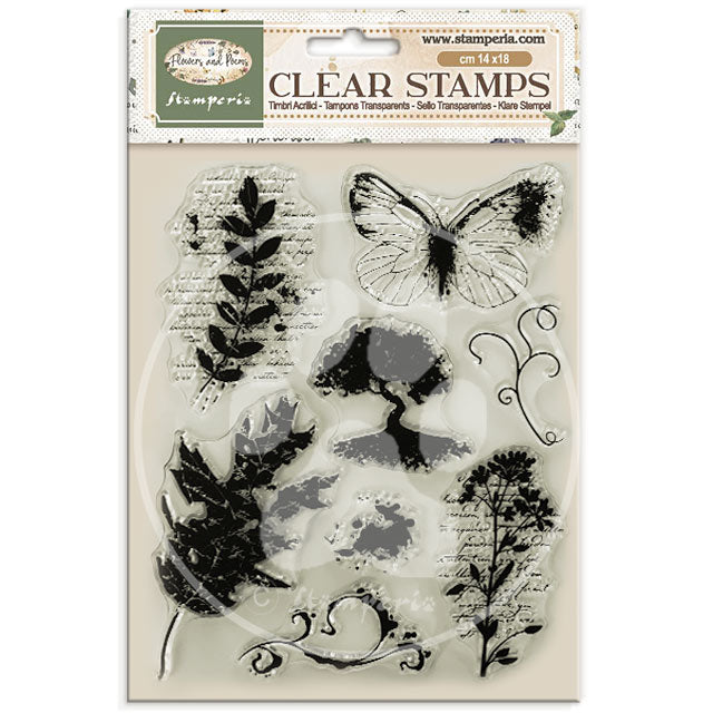 Stamperia Flowers and Poems Clear Stamps - WTK247