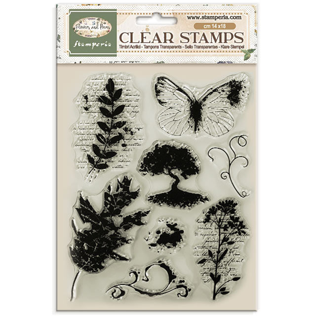 Stamperia Flowers and Poems Clear Stamps - WTK247