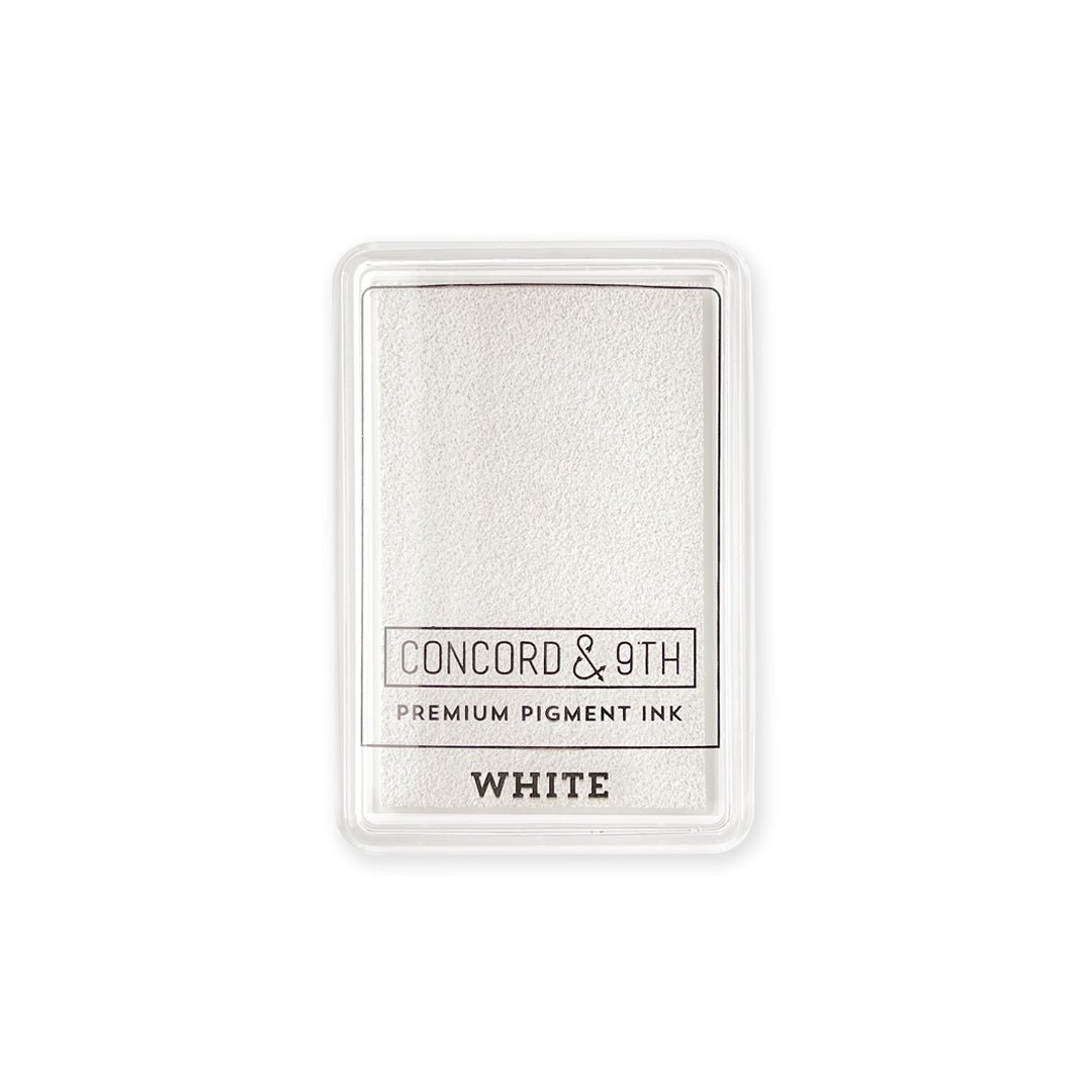 Concord & 9th INK PAD: White